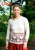 Knitting Pattern - Wendy 5874 - Mode DK - Drop Sleeve Sweater with Reindeer Fairisle Border